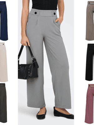 CalÇa jdy – geggo life new long pant jrs noos – wide leg fit