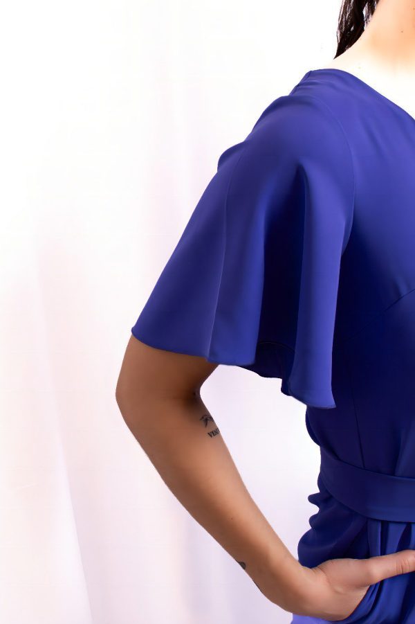 MACACÃO CULOTE COM CINTO AZUL CAFOFO - TAM S - Image 3