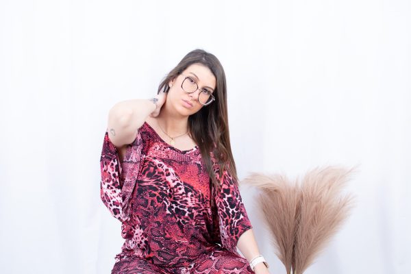 BLUSA LYCRA ROSA E PRETO TROPICAL BRASIL - TAM U - Image 2