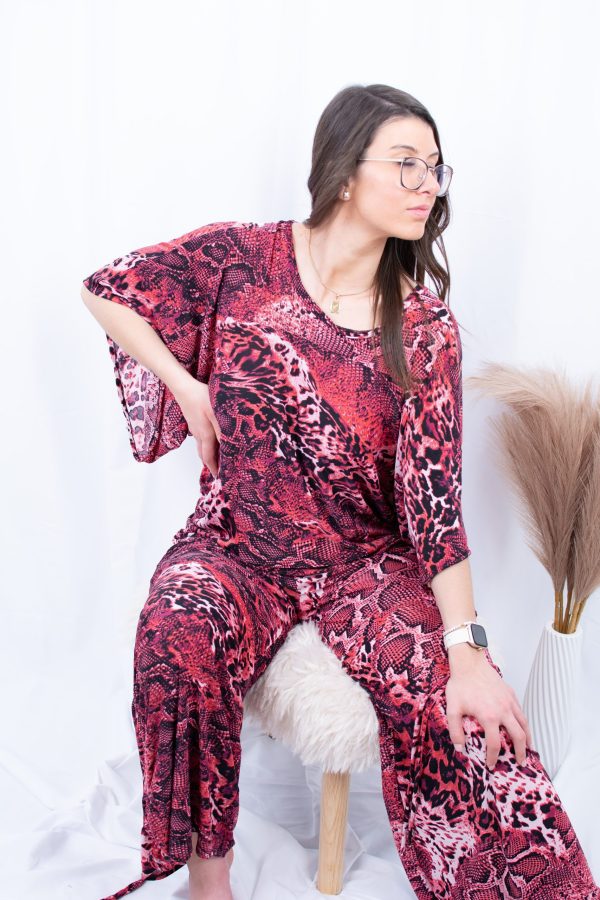 BLUSA LYCRA ROSA E PRETO TROPICAL BRASIL - TAM U - Image 4