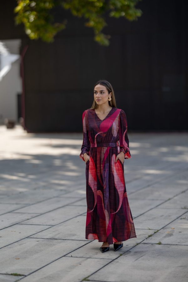 VESTIDO ESTAMPADO COM ELÁSTICO CAFOFO - TAM S