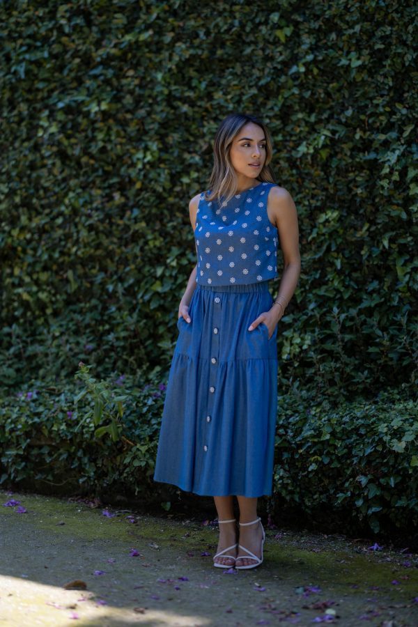TOP DENIM BORDADO CAFOFO - Image 2
