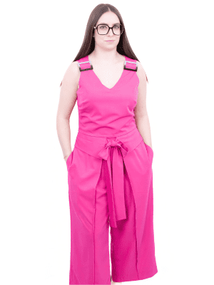 MacacÃo fivela rosa cafofo – tam m