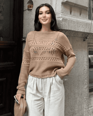 MALHA TRICOT CAMEL ELLA BY TAM - TAM U