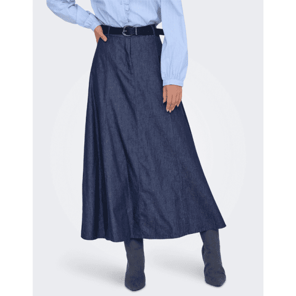 Saia jdy – kai hw skirt wvn dia – – blue – medium blue denim