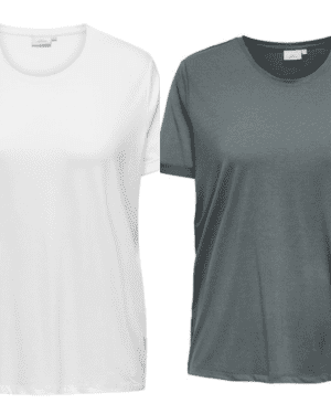 CARMAKOMA <BR><BR> T-SHIRT CARMOSTER - WHITE / GREEN