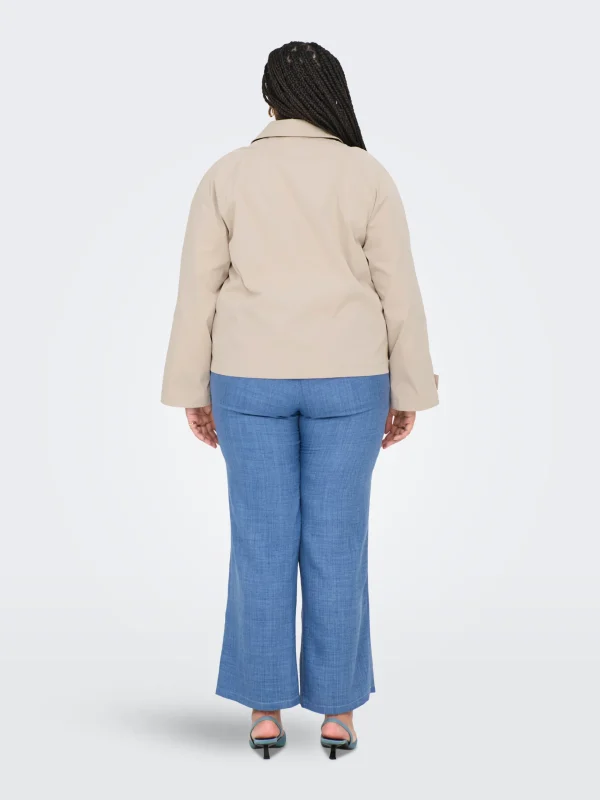 TRENCHCOAT CARMAKOMA - CARAPRIL LIFE SHORT TRENCHCOAT OTW  -   Bege - Oxford Tan - Image 4