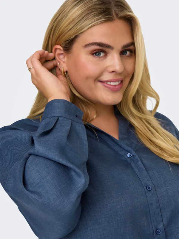 CARMAKOMA <BR><BR>CARHASSY SHIRT - Regular Fit - Dark Denim - Image 2