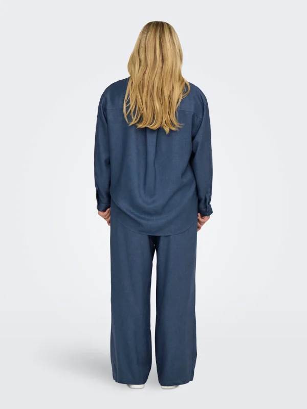 CARMAKOMA <BR><BR>CARHASSY SHIRT - Regular Fit - Dark Denim - Image 3