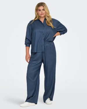 CARMAKOMA <BR><BR>CARHASSY PANT - Regular Fit - Dark Denim