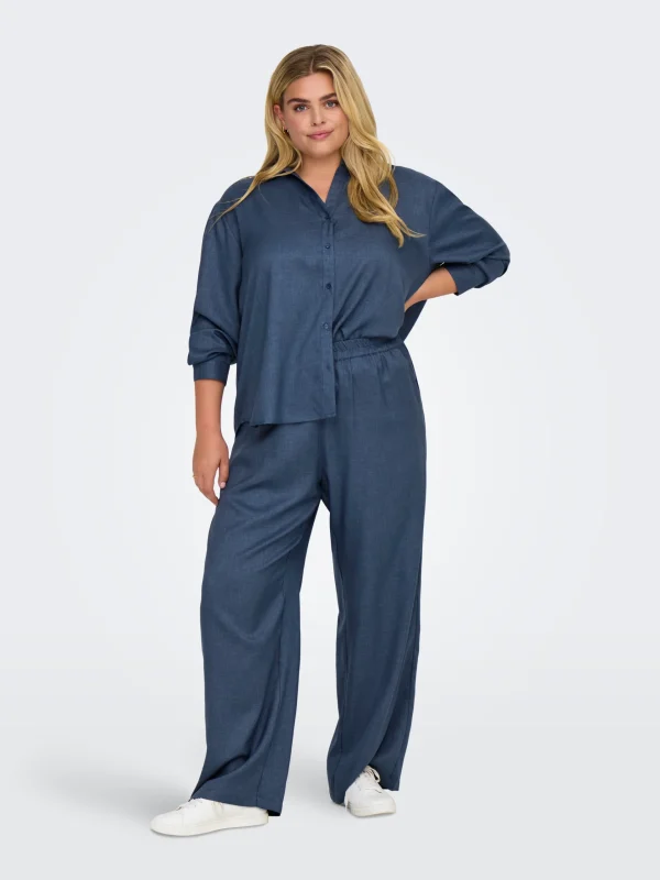 CARMAKOMA <BR><BR>CARHASSY SHIRT - Regular Fit - Dark Denim - Image 4