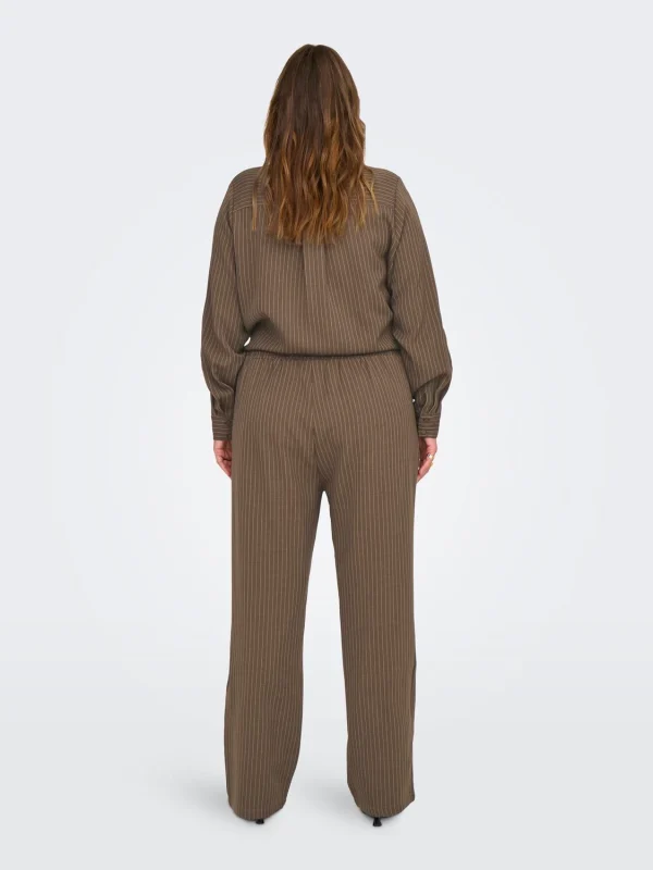 CAMISA CARMAKOMA - CARPINNY L/S LOOSE SHIRT WVN - Loose Fit - Black Coffee CLOUD DANCER - Image 2
