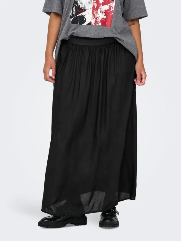 CARMAKOMA <BR><BR> CARVENEDIG LIFE LONG SKIRT - BLACK / ONÇA - Image 5