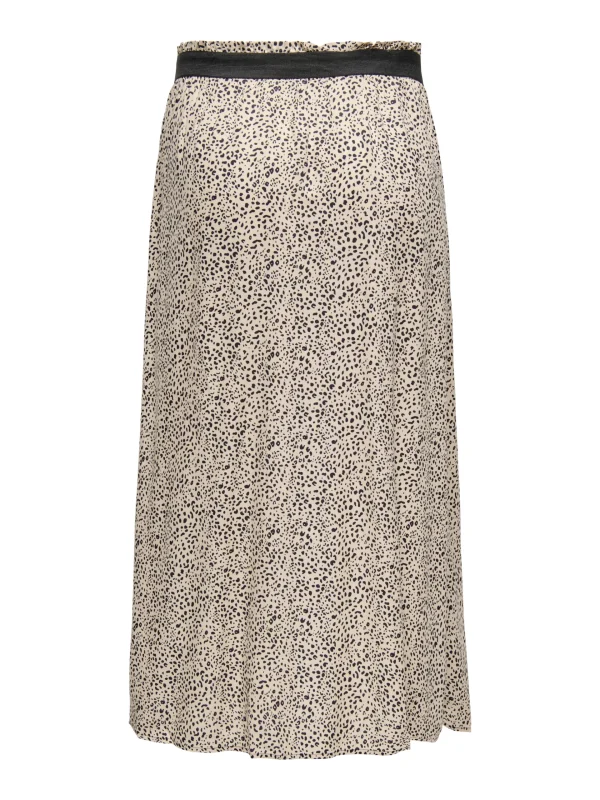 CARMAKOMA <BR><BR> CARVENEDIG LIFE LONG SKIRT - BLACK / ONÇA - Image 4