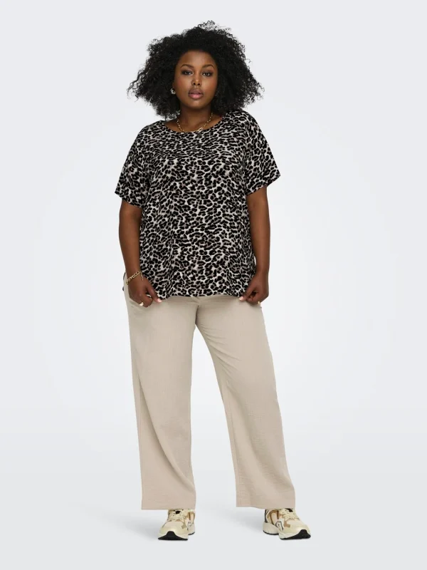 CARMAKOMA <BR><BR> T-SHIRT CARVICA - Regular Fit ANIMAL PRINT LEO - Image 4