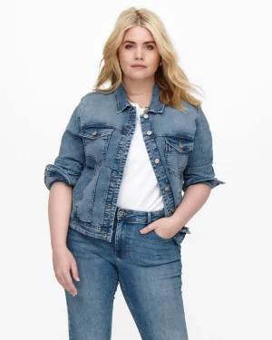 CARMAKOMA <BR><BR>CARWESPA JACKET LIGHT BLUE DNM