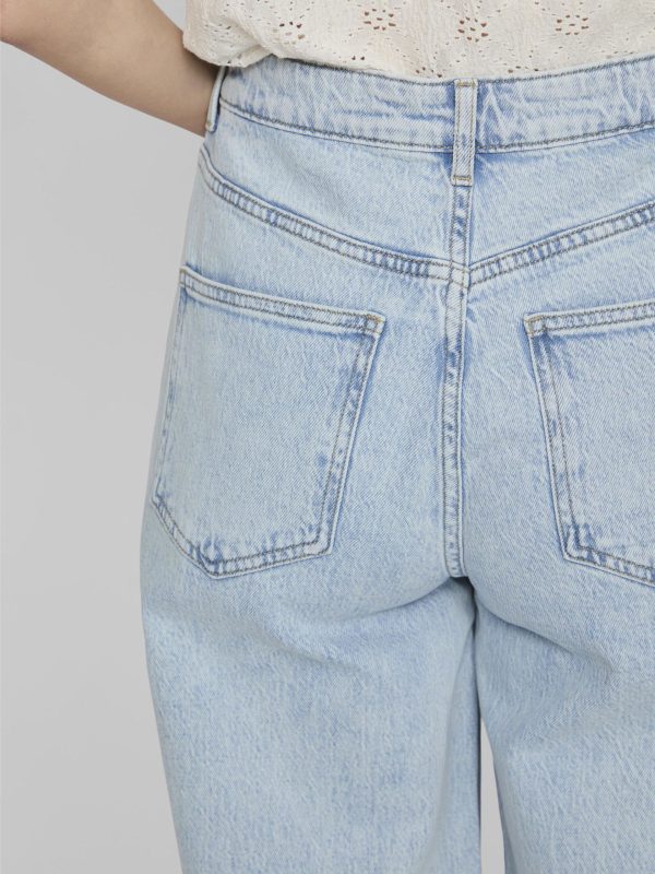 JEANS VILA - VIFREYA - WIDE FIT - Blue - Image 4