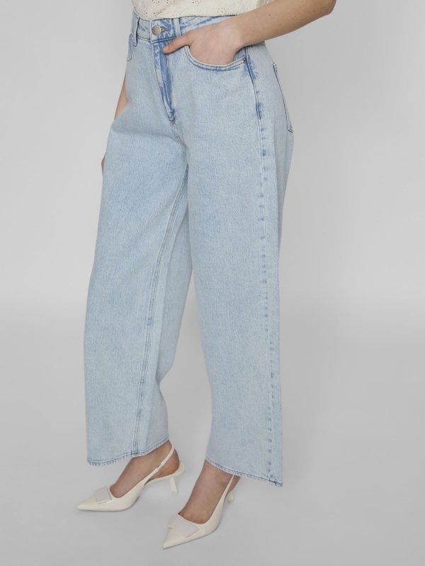 JEANS VILA - VIFREYA - WIDE FIT - Blue - Image 2