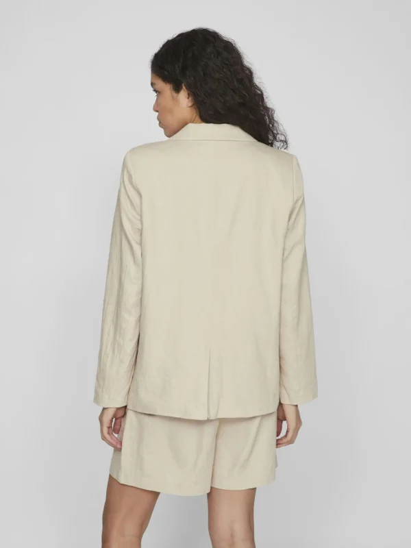 BLAZER VILA - VIJOLANDA BLEND BLAZER - LINHO CRU - Image 2