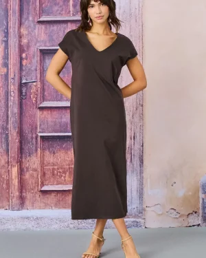 VESTIDO ONLY - ONLMARA - Regular Fit - Castanho