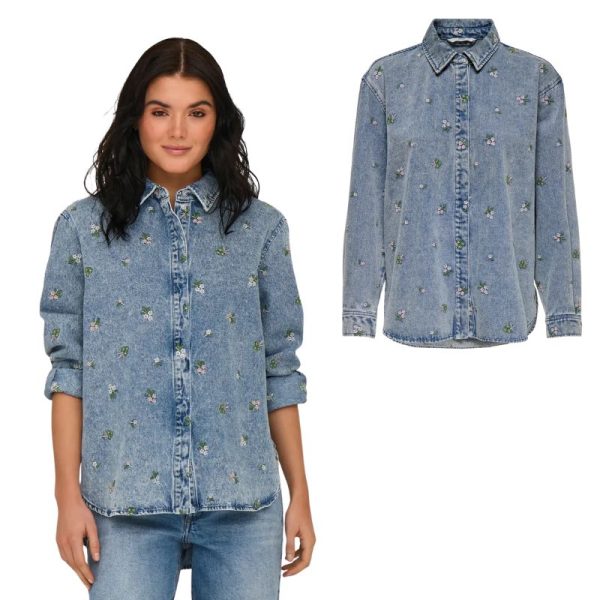 Camisa only – onlvera flower – regular fit