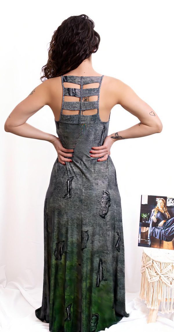 VESTIDO PADRÃO JEANS PRETO TROPICAL BRASIL - TAM U - Image 3