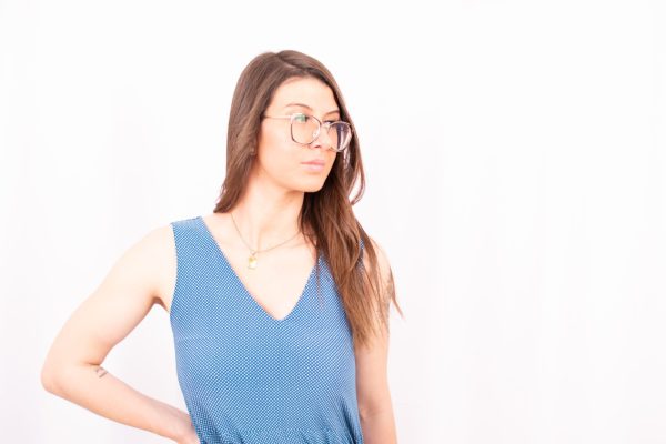 VESTIDO TRAÇADO AZUL COM BOLAS TROPICAL BRASIL - TAM U - Image 2
