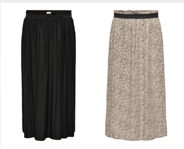 CARMAKOMA <BR><BR> CARVENEDIG LIFE LONG SKIRT - BLACK / ONÇA