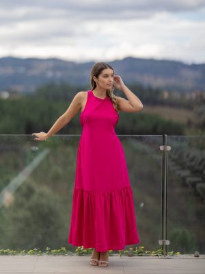 VESTIDO COSTAS COM ELÁSTICO CAFOFO