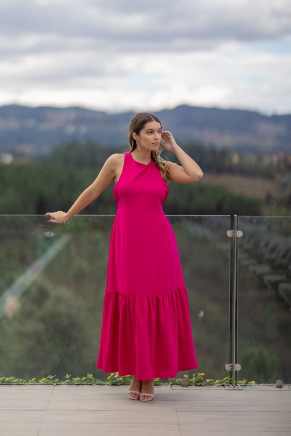 VESTIDO COSTAS COM ELÁSTICO CAFOFO