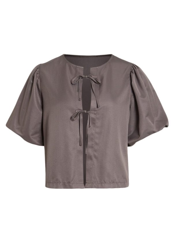 BLUSA VILA - VISELVA 2/4 TIE DETAIL
