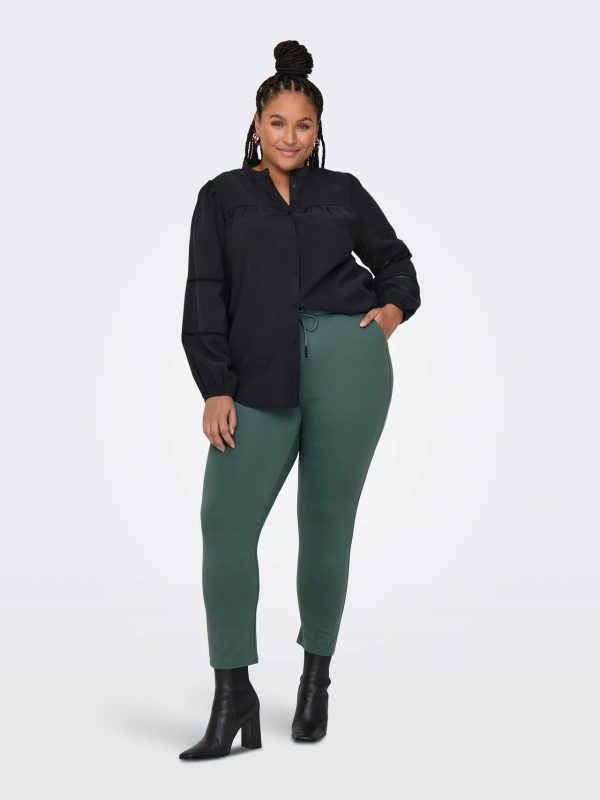 CARMAKOMA <BR><BR> CALÇA CARGOLDTRASH - BLACK / GREEN - Image 8