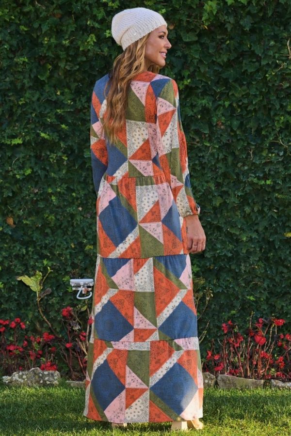 VESTIDO MALHA COLORIDO TROPICAL BRASIL - TAM U - Image 2