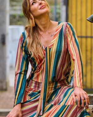 BLUSA LYCRA RISCAS TROPICAL BRASIL - TAM U