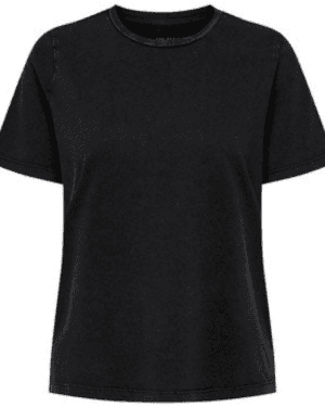 ONLY <BR><BR>T-SHIRT ONLONLY LIFE - Regular Fit - WASHED BLACK