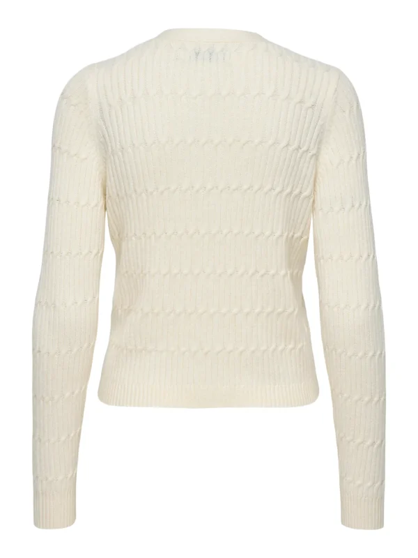 CASACO ONLY - ONLKATIA CABLE V-NECK - Regular Fit - Image 6