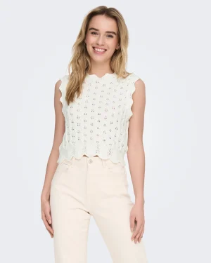 TOP ONLY - ONLLUNA LO-NECK TANK - Regular Fit