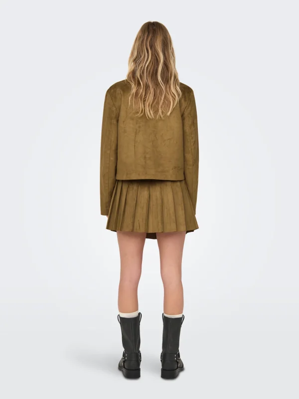 CASACO ONLY - ONLTULIP FAUX SUEDE ZIP - Image 2