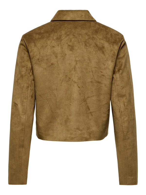 CASACO ONLY - ONLTULIP FAUX SUEDE ZIP - Image 4