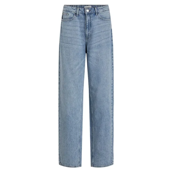 JEANS VILA - VIKELLY STRAIGHT JEANS - Wide Leg Fit - Blue - 34 - 30" - Image 4