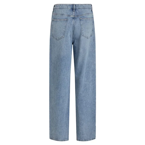JEANS VILA - VIKELLY STRAIGHT JEANS - Wide Leg Fit - Blue - 34 - 30" - Image 6