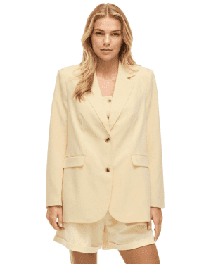 Blazer amarelo banana – vila – vihandi – loose fit