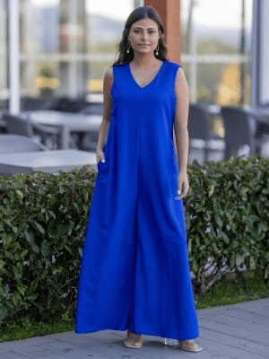 MacacÃo oversize cafofo – azul turquesa azulão
