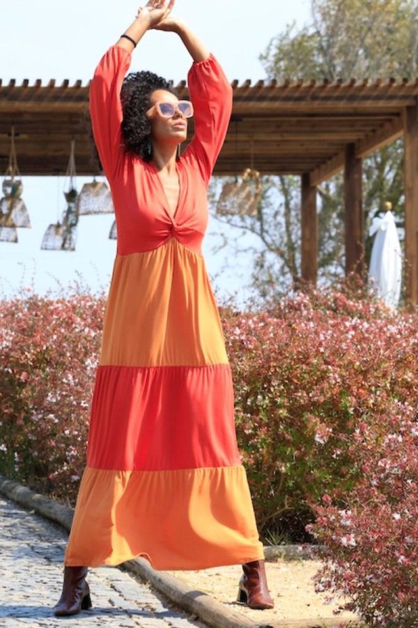 VESTIDO COMFY SOFT TROPICAL BRASIL - TAM U