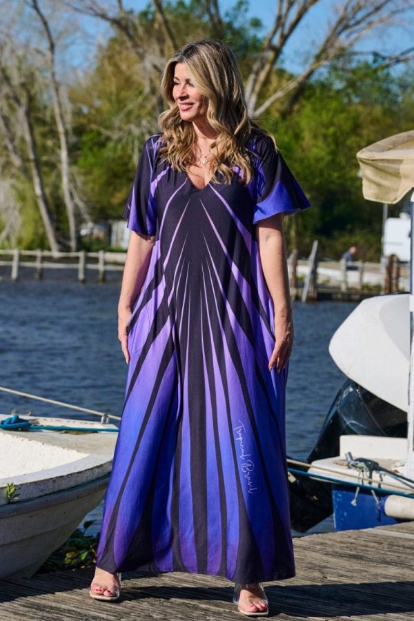 VESTIDO PREMIUM ROXO - TROPICAL BRASIL - TAM U
