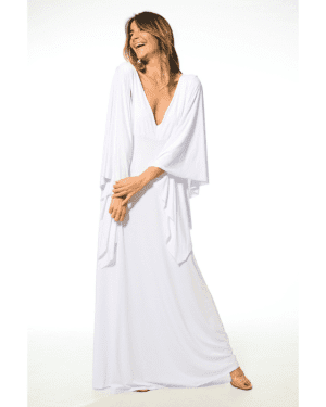 VESTIDO CAPA BRANCA TROPICAL BRASIL