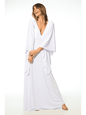 VESTIDO CAPA BRANCA TROPICAL BRASIL - TAM U