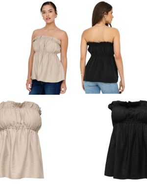 Top only – onllino ruffle bandeau top