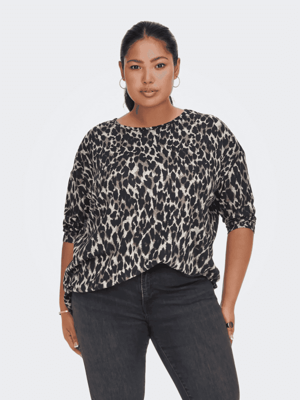 Blusa caralba animal print 1