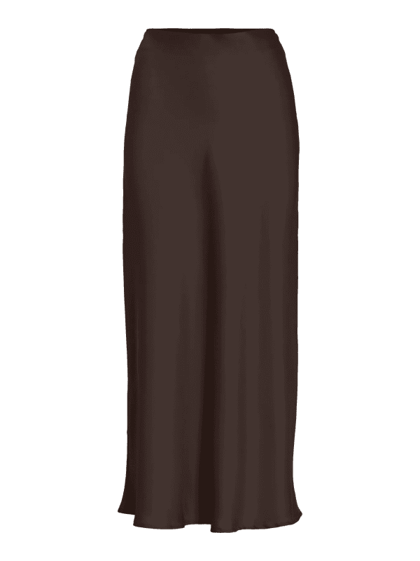 Viellette hw midi skirt coffee bean 1
